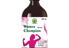 women champion syrup