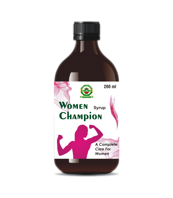 women champion syrup