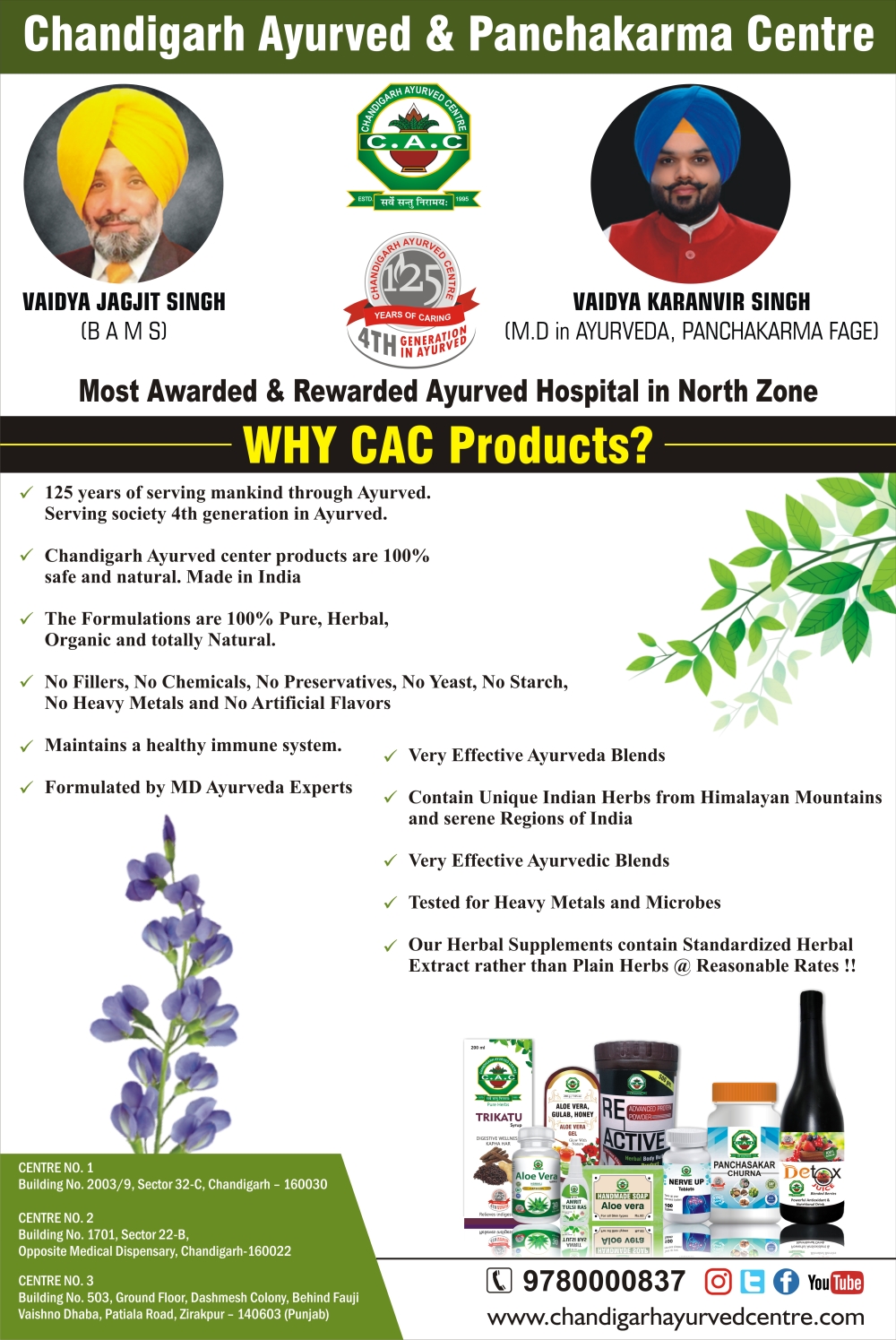 WHY CAC Products