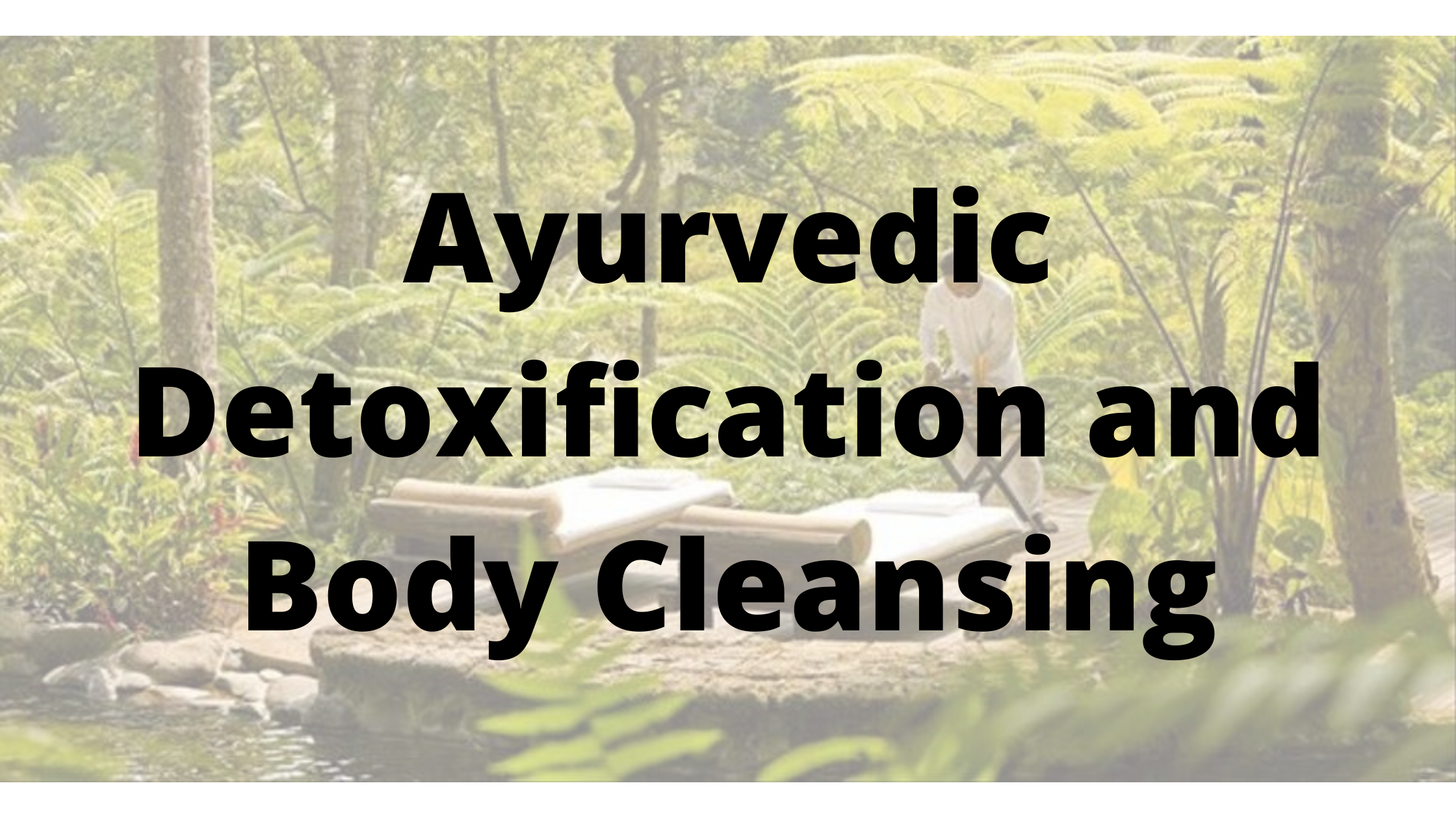 ayurvedic detoxification